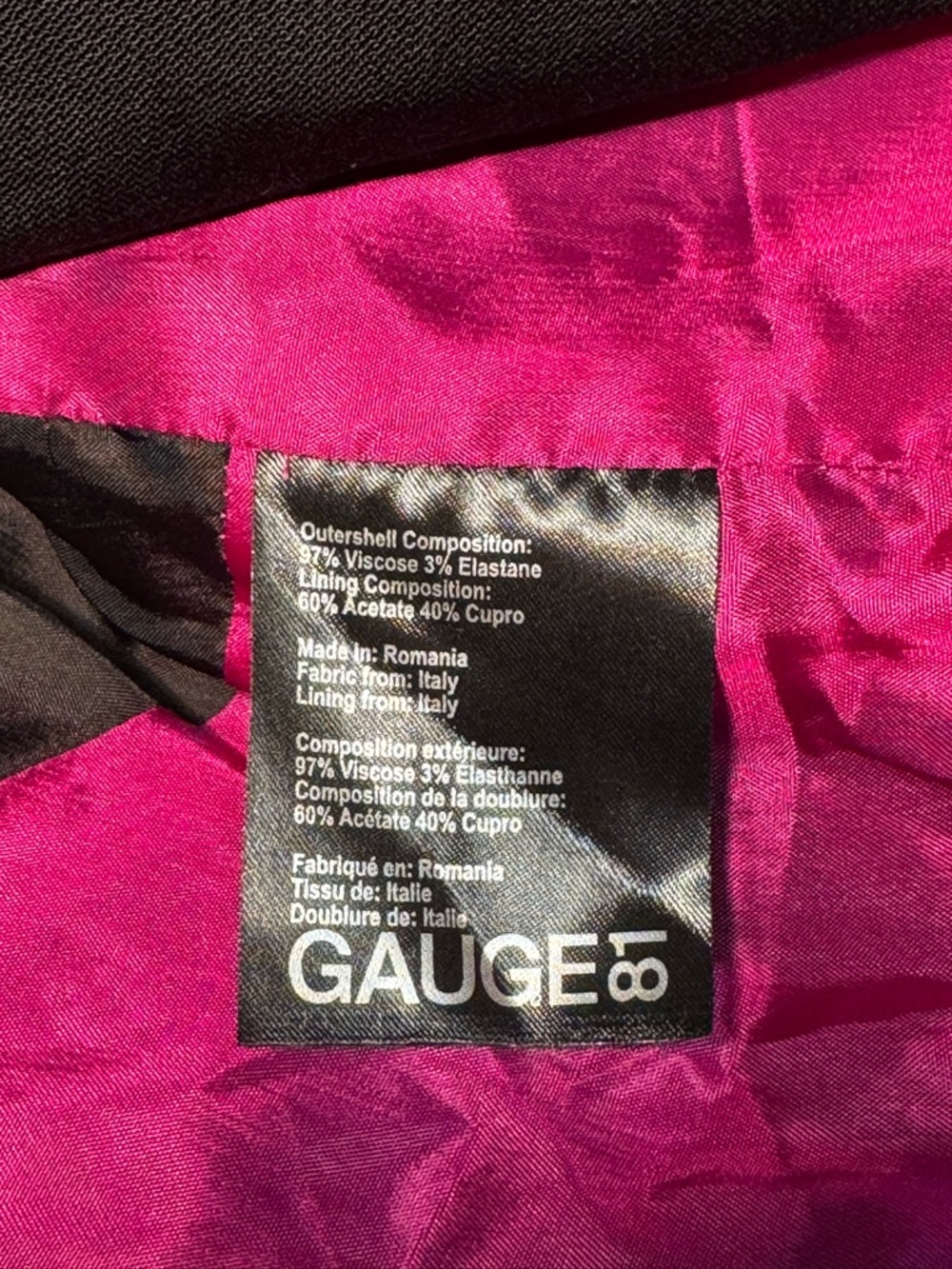 HADERA Mini Dress From The Brand GAUGE81, look like two pieces Suit. - Picture 12 of 12